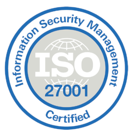 ISO 27001 Information Security Management Certified badge